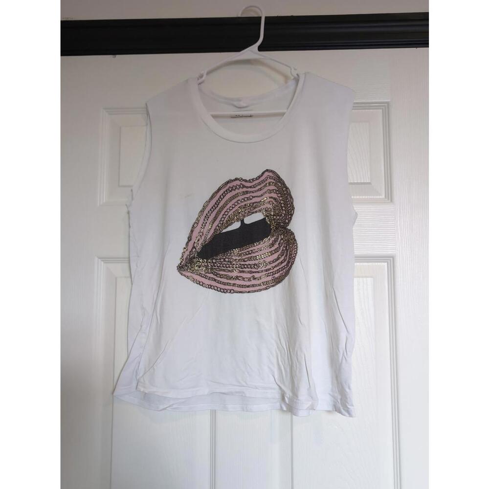 Large Lauren Moshi lips tank